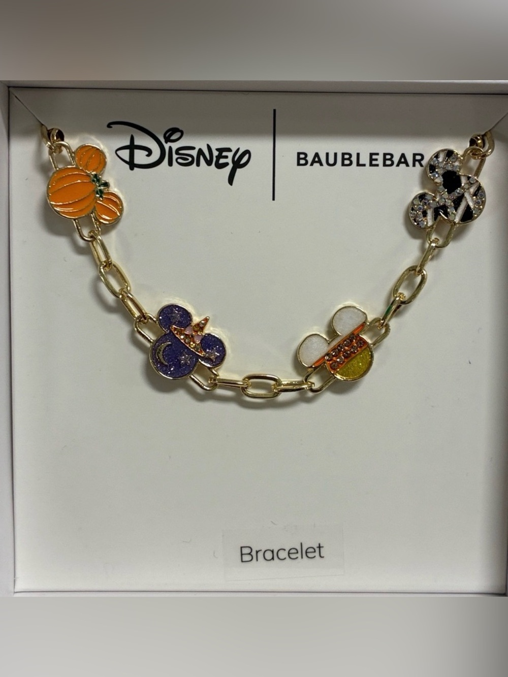 Disney Mickey BaubleBar  Multicolor Halloween bracelet